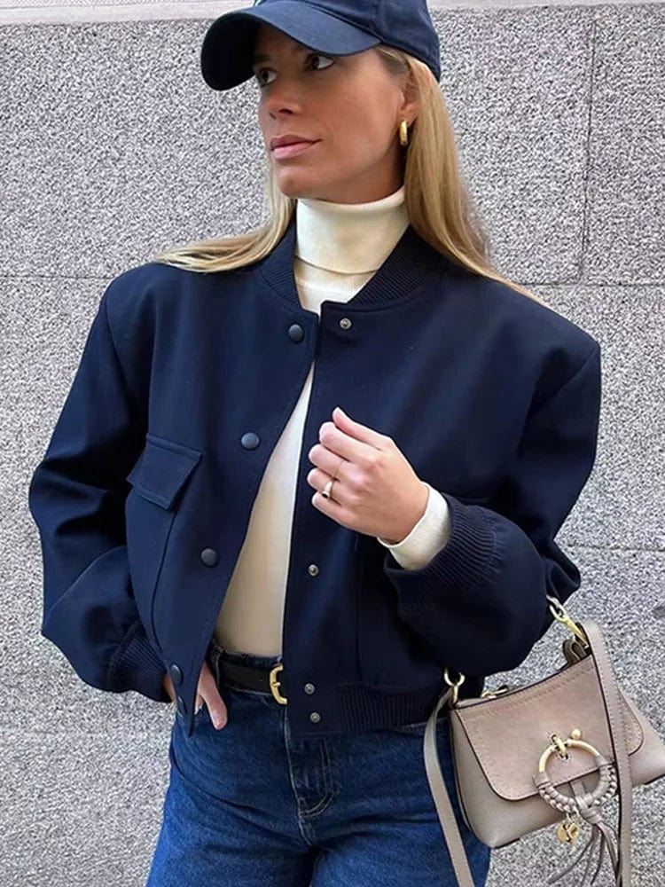 Overshirt - Long Tweed Blend With Pockets & Free Movement