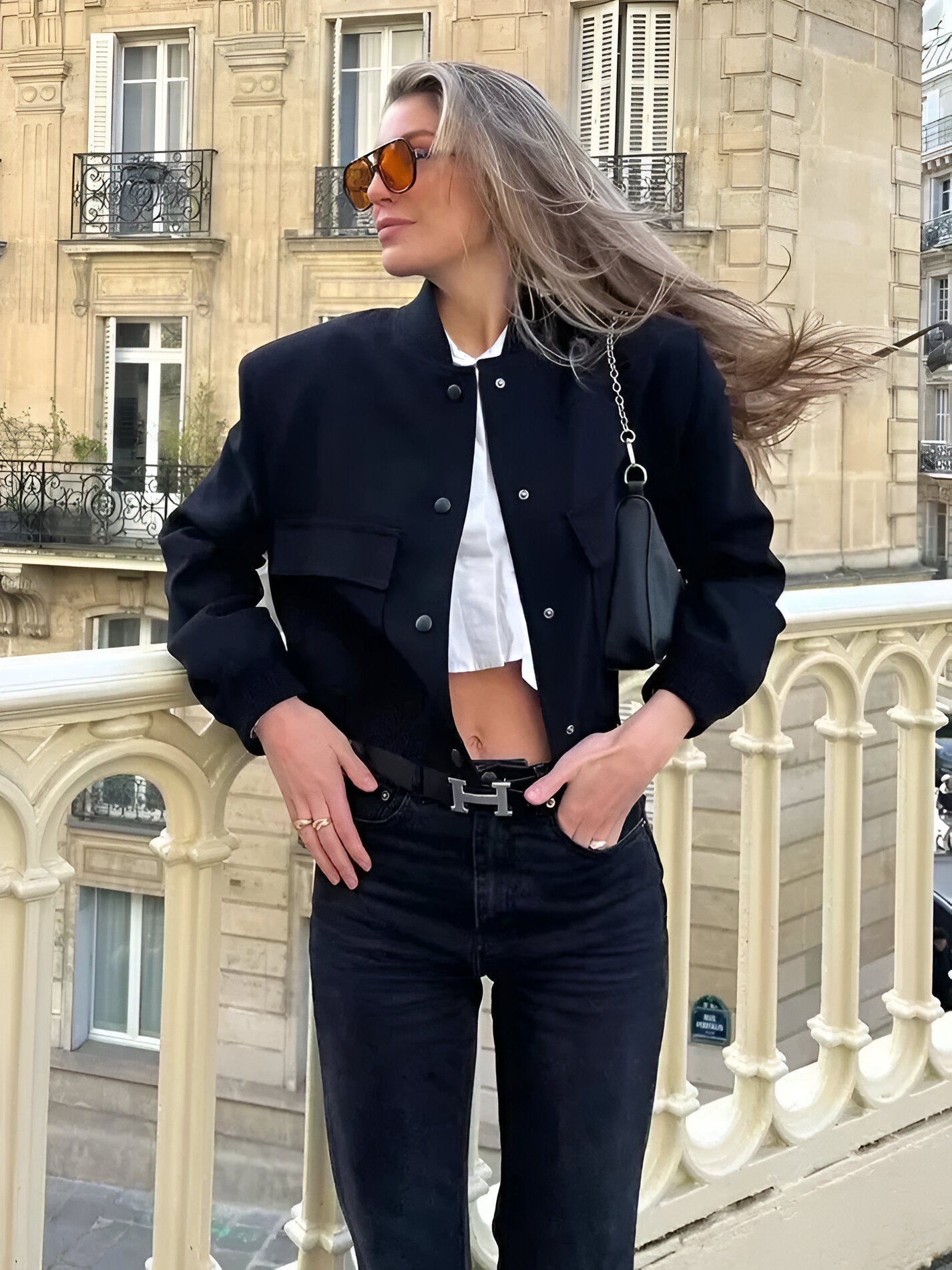 Overshirt - Long Tweed Blend With Pockets & Free Movement