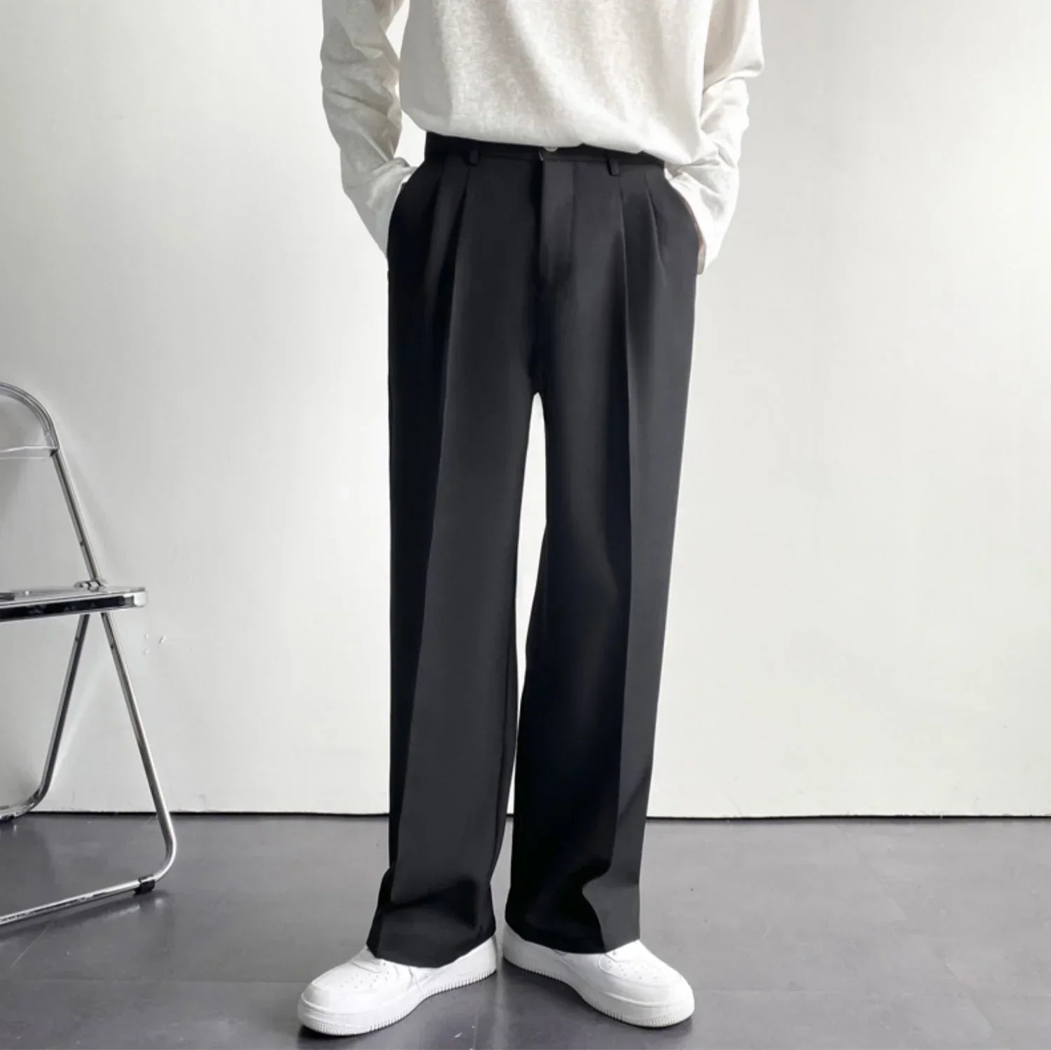Pantalon – Polyester Blend Slim Fit & Flexible Shape