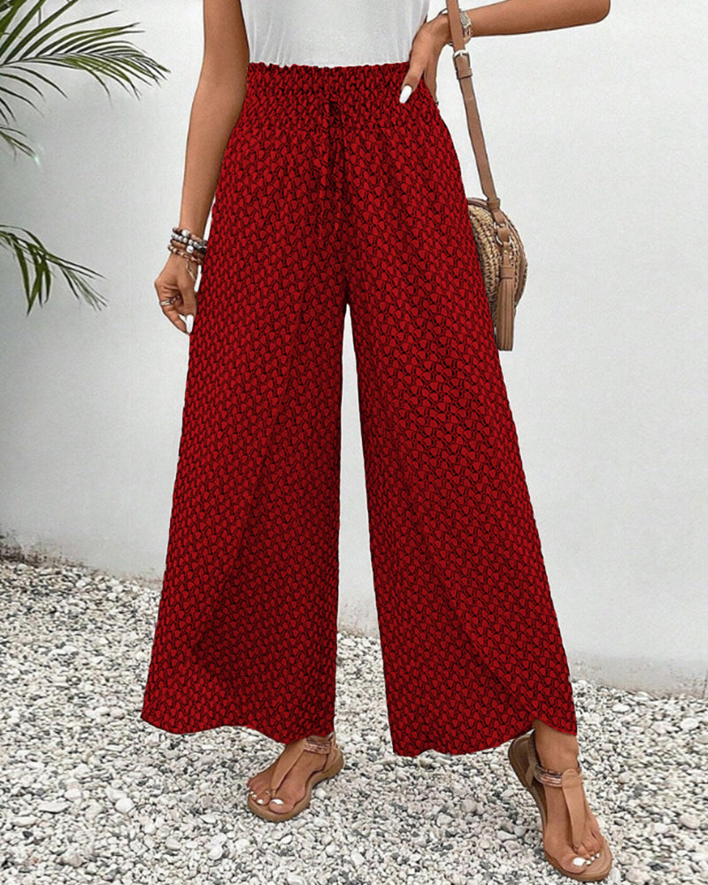 Pants – Chiffon Blend Loose Wide Leg & Free Movement