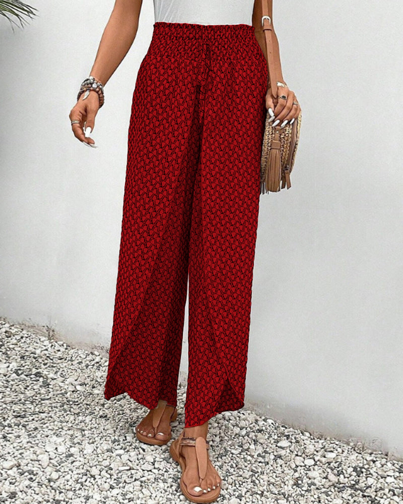Pants – Chiffon Blend Loose Wide Leg & Free Movement