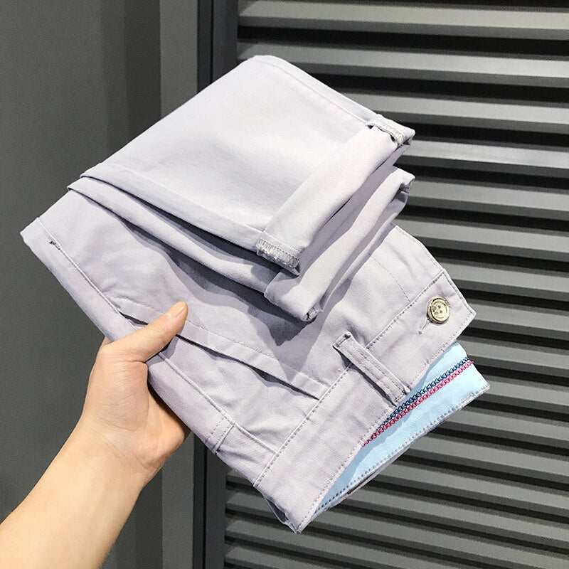 Pants - Soft-Blend Tailored Cut And Tapered Ankle Finish
