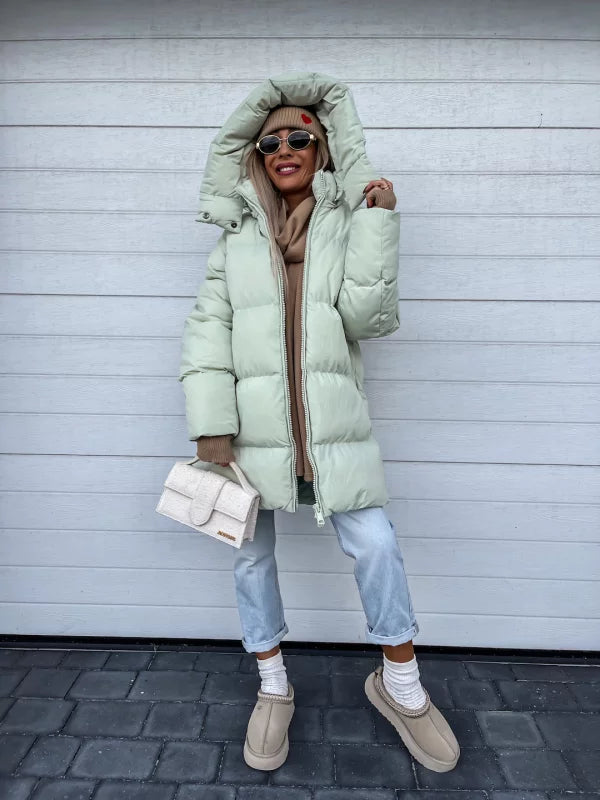 Parka - Tall Collar & Secure Front For Warm Layering