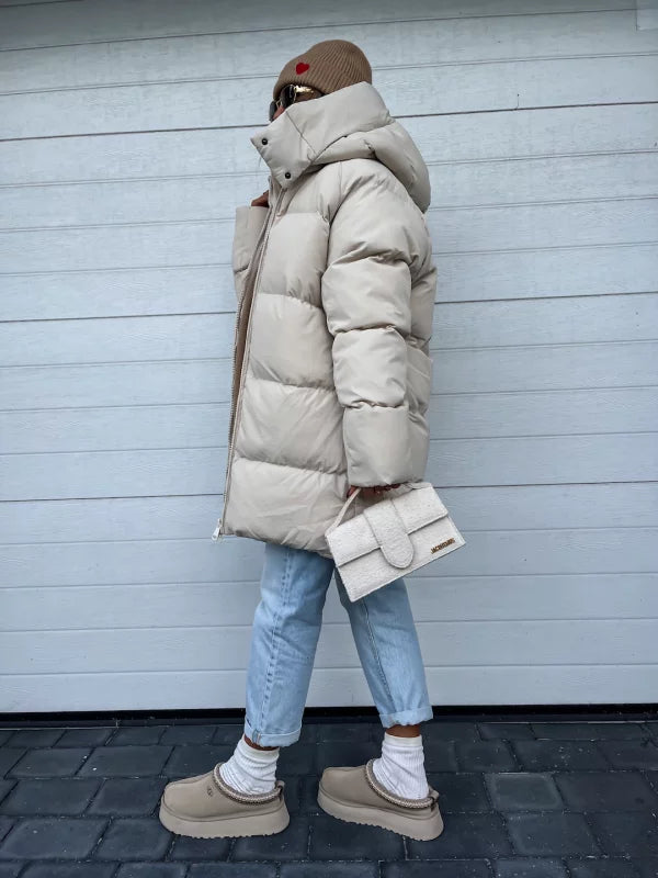 Parka - Tall Collar & Secure Front For Warm Layering