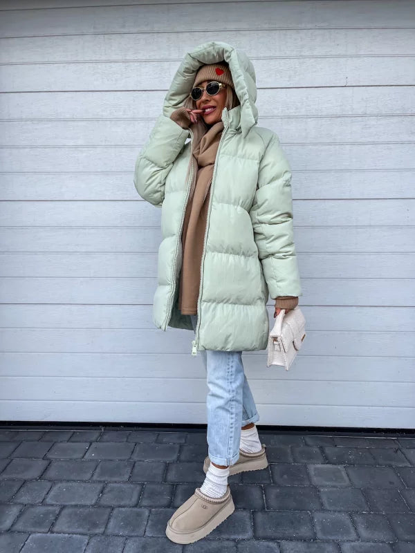 Parka - Tall Collar & Secure Front For Warm Layering