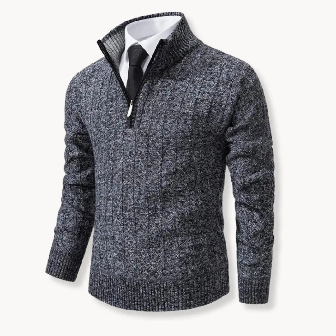 Performance Sweater – Quarter Zip And Flexible Shape Fit