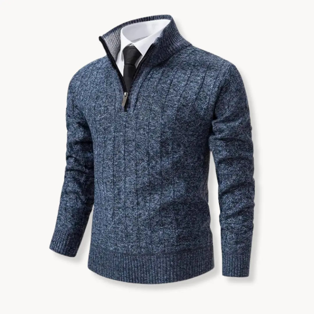 Performance Sweater – Quarter Zip And Flexible Shape Fit