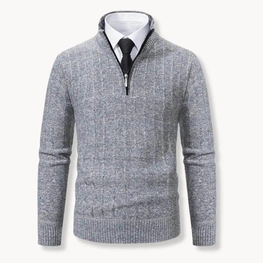 Performance Sweater – Quarter Zip And Flexible Shape Fit