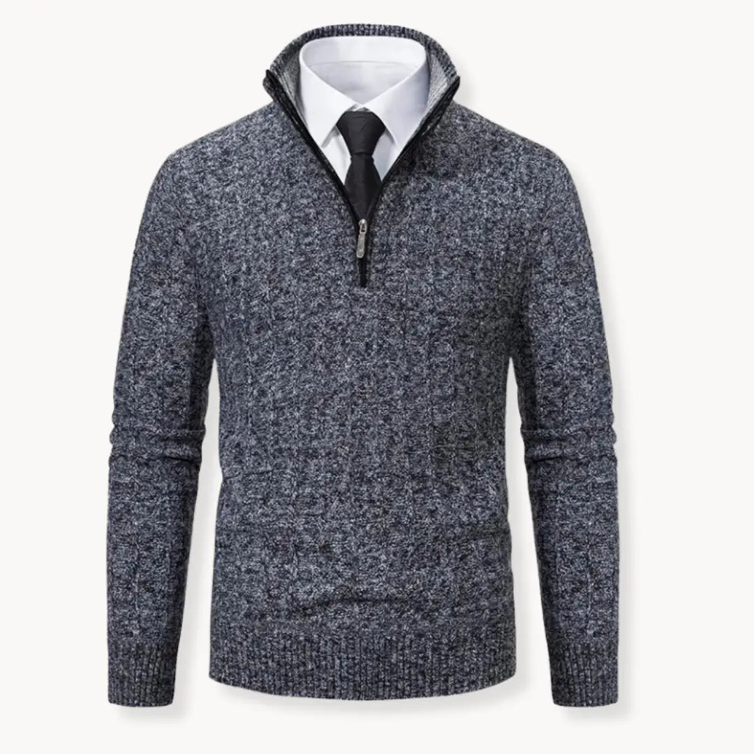 Performance Sweater – Quarter Zip And Flexible Shape Fit