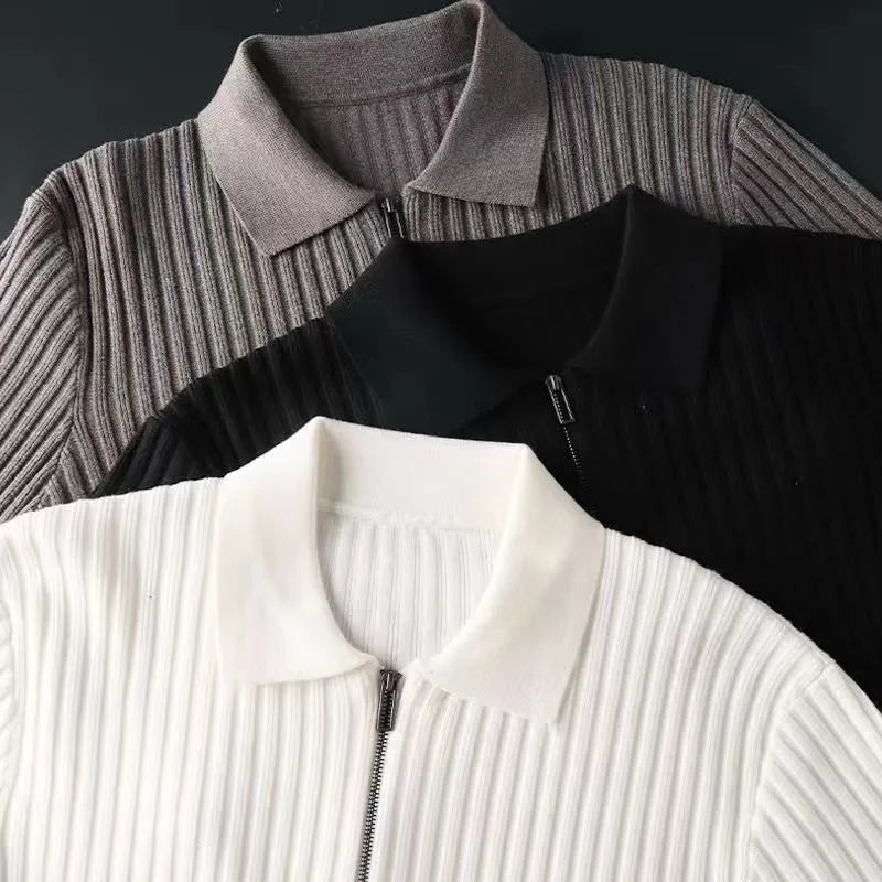 Polo - Knit Blend Collar And Placket & Breathable Stretch