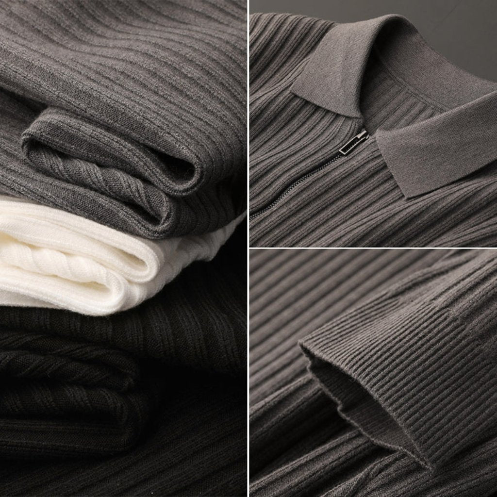 Polo - Knit Blend Collar And Placket & Breathable Stretch