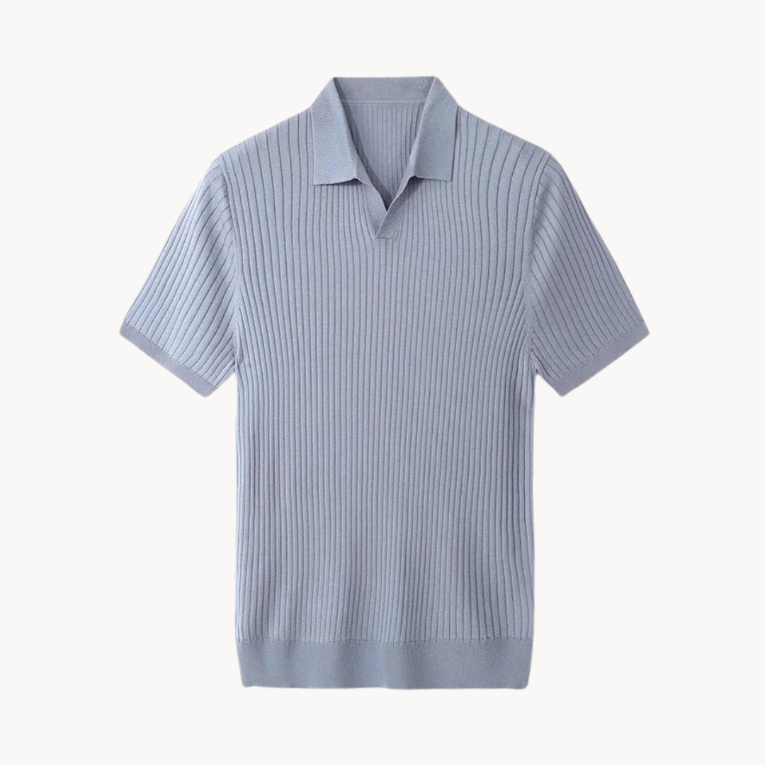 Polo Lyocell Blend - Rib Placket And Keeps Neat Shape