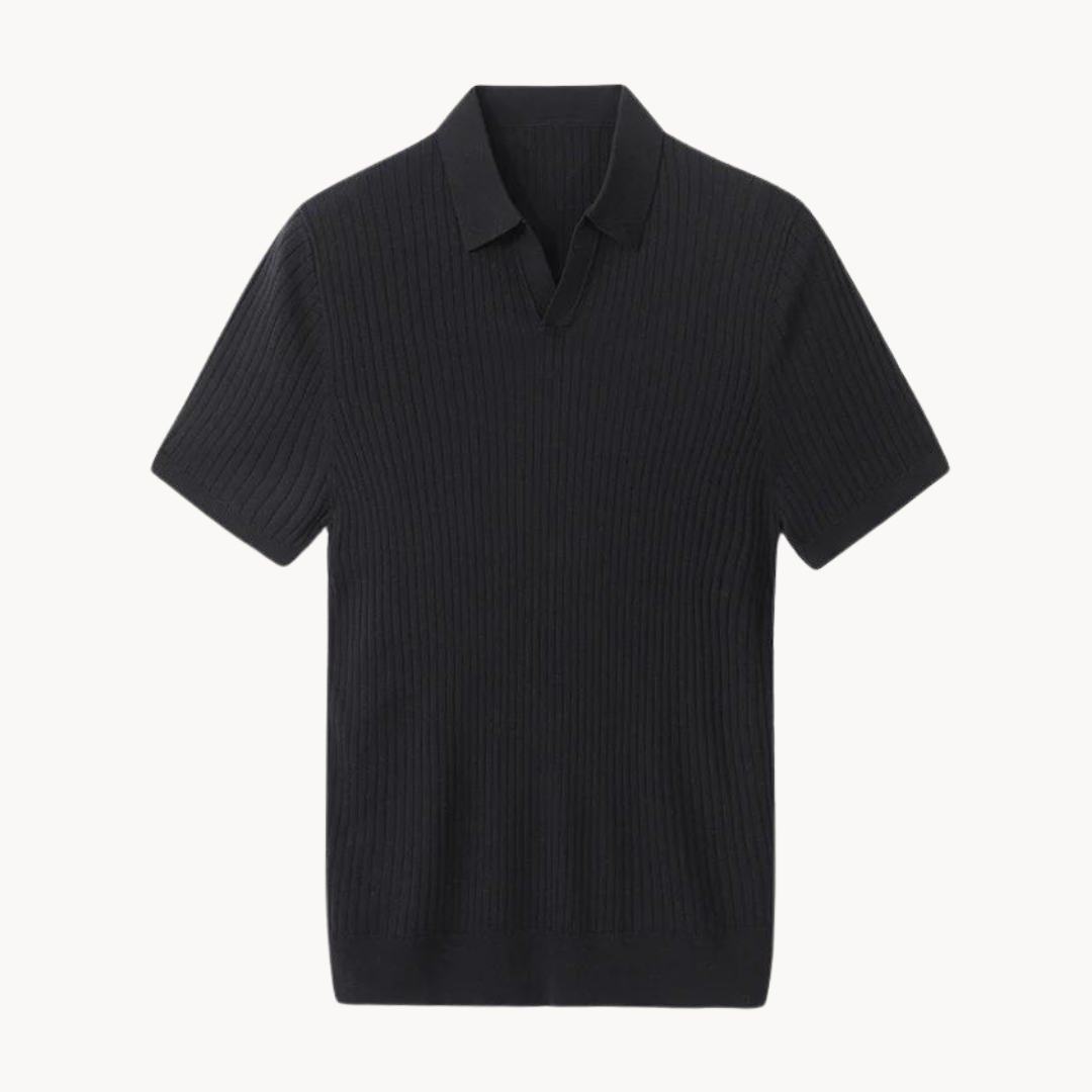 Polo Lyocell Blend - Rib Placket And Keeps Neat Shape