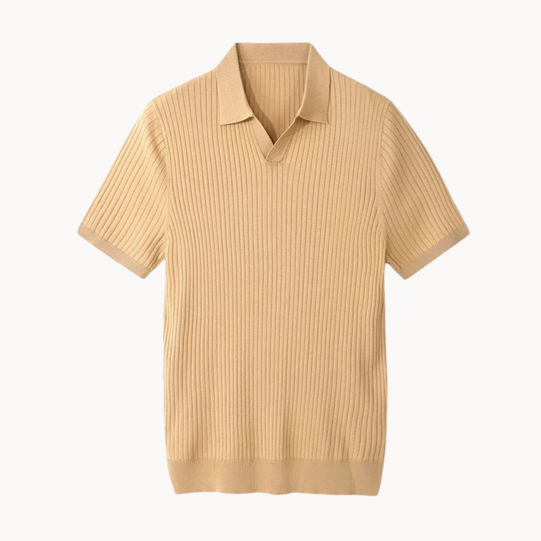 Polo Lyocell Blend - Rib Placket And Keeps Neat Shape