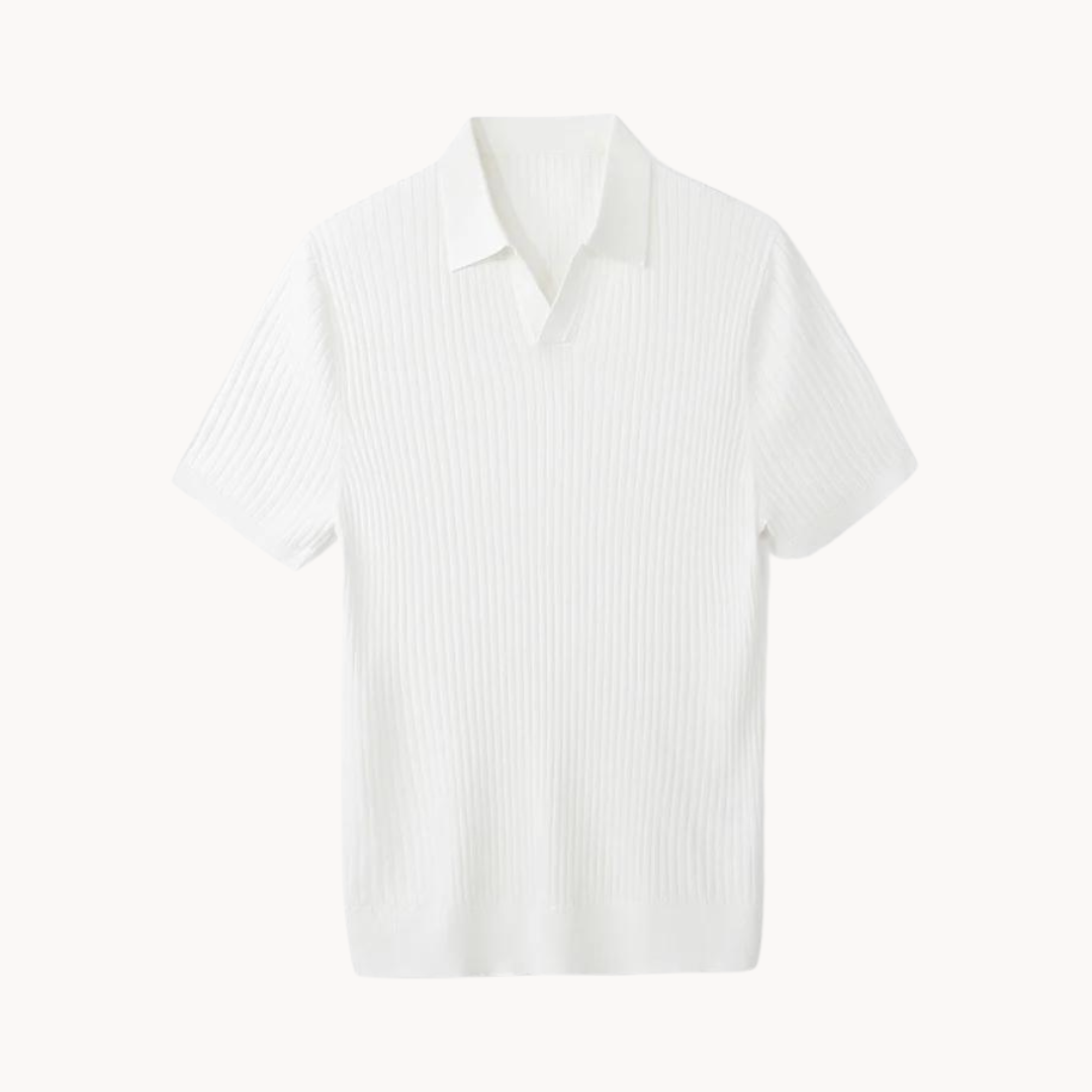 Polo Lyocell Blend - Rib Placket And Keeps Neat Shape
