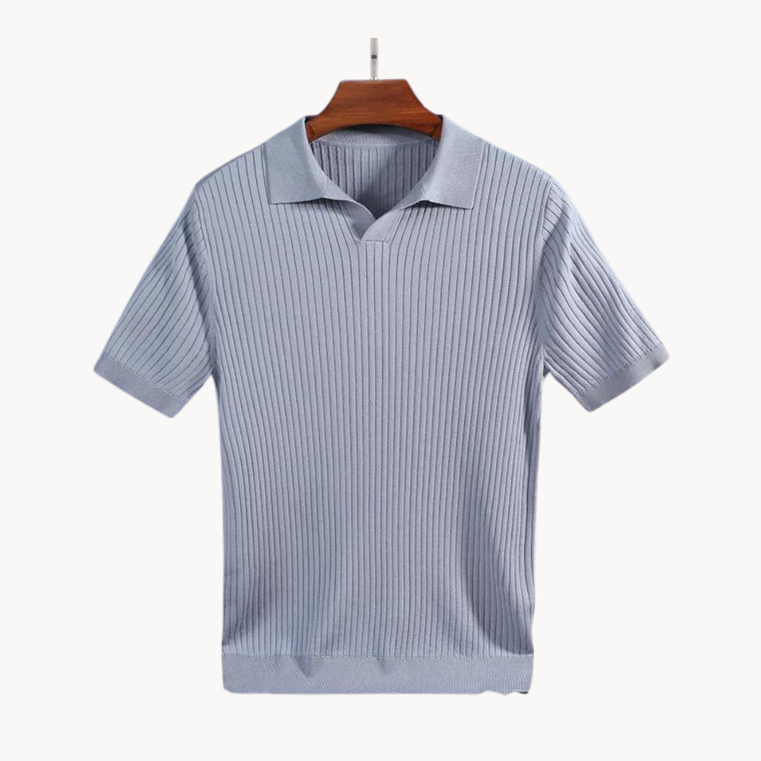 Polo Lyocell Blend - Rib Placket And Keeps Neat Shape