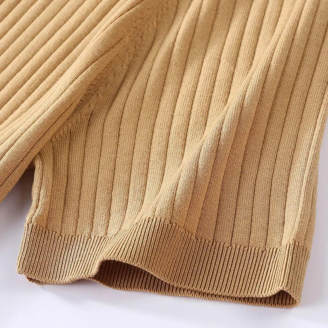 Polo Lyocell Blend - Rib Placket And Keeps Neat Shape