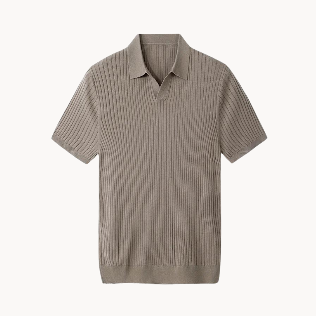 Polo Lyocell Blend - Rib Placket And Keeps Neat Shape