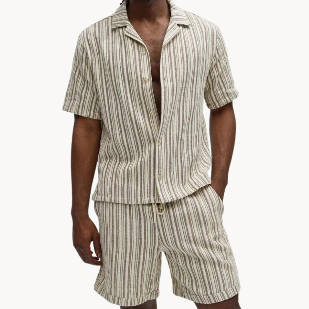 Polo Set – Textured Knit Blend And Breathable Comfort