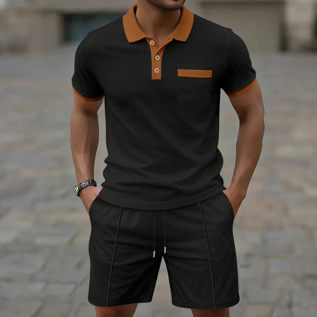 Polo Set - Waffle Blend Fabric And Breathable Movement