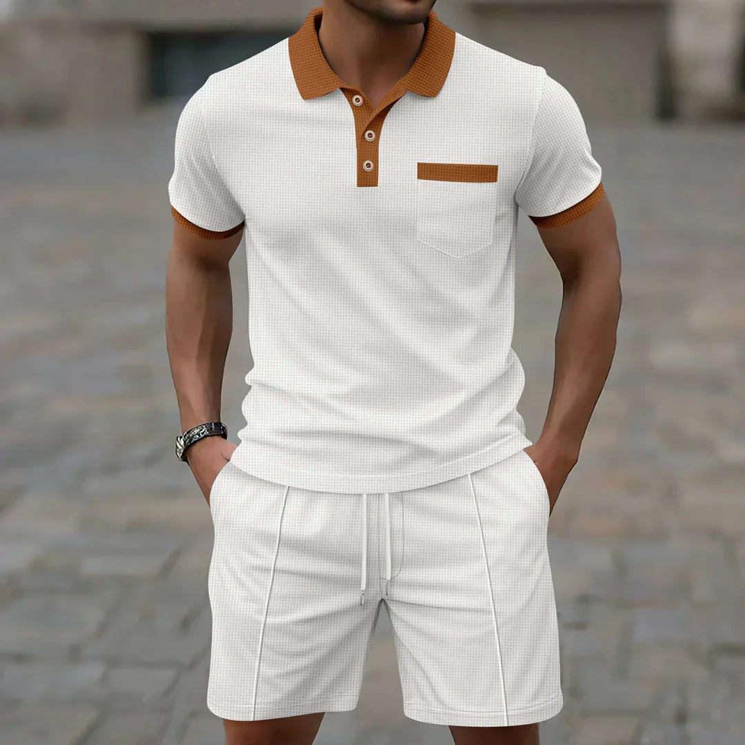 Polo Set - Waffle Blend Fabric And Breathable Movement