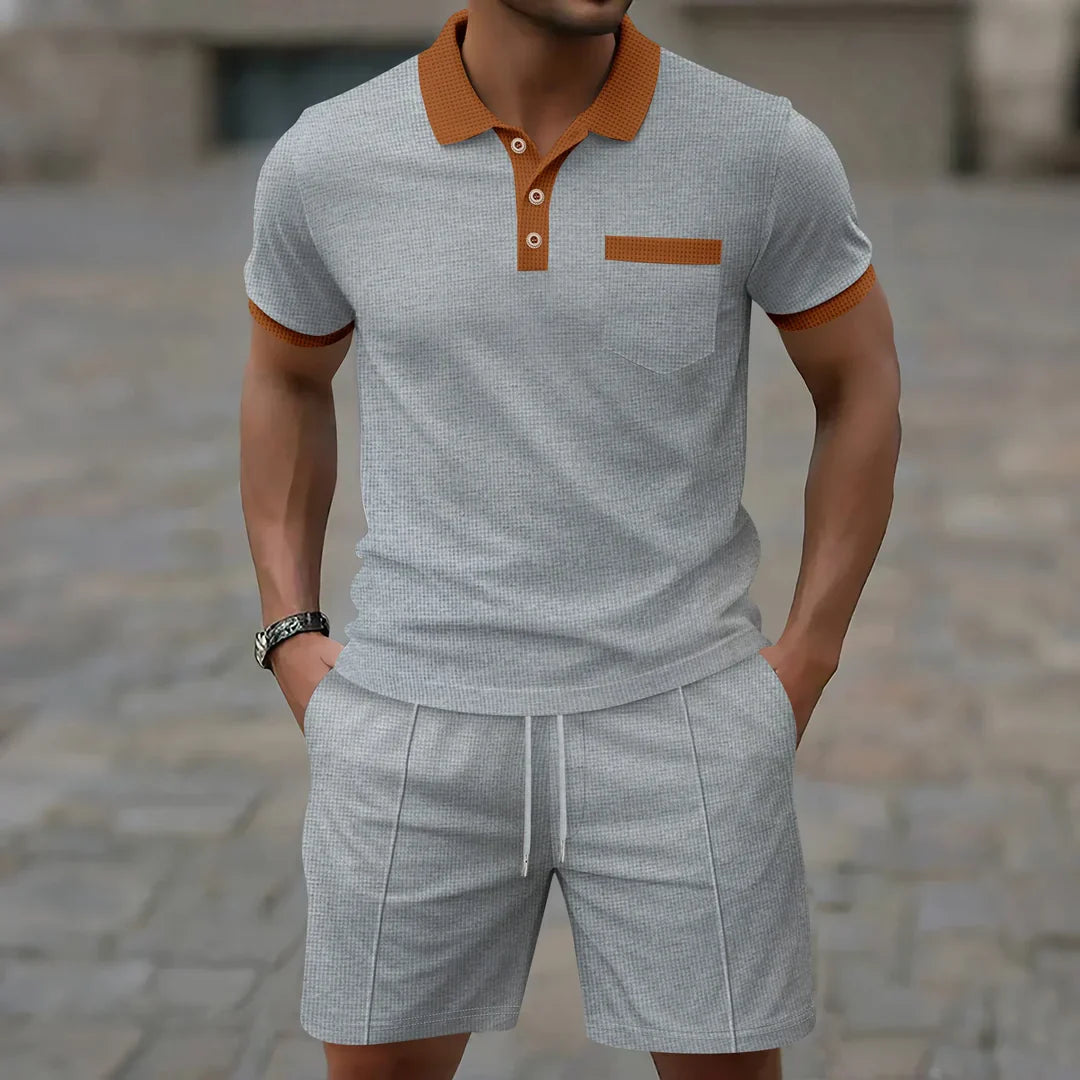 Polo Set - Waffle Blend Fabric And Breathable Movement