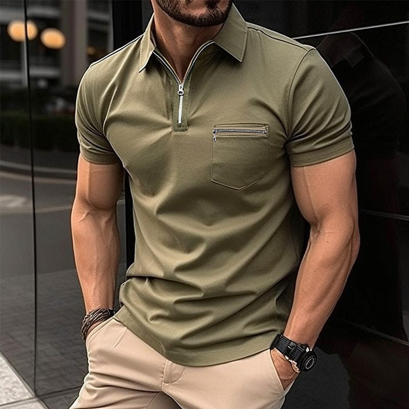 Polo Shirt – Breathable Blend Collar And Free Arm Movement