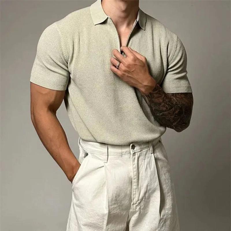 Polo Shirt - Breathable Blend Muscle Fit & Moisture Wicking