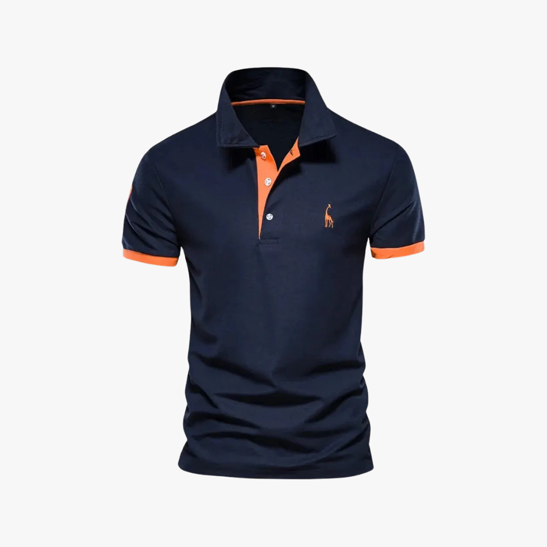Polo Shirt- Breathable Blend & Slim Shape Allowing Movement