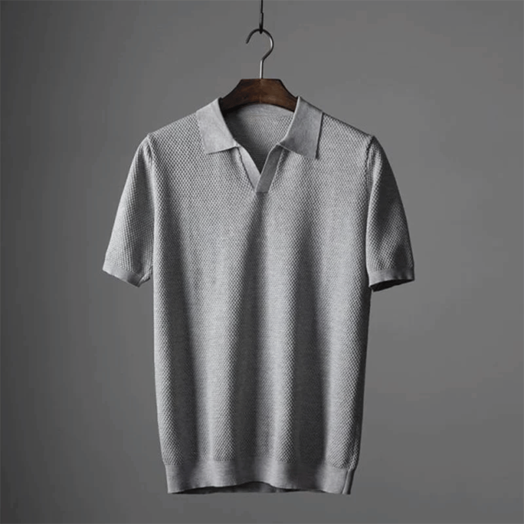 Polo Shirt – Knit Blend Classic Collar & Breathable Fit