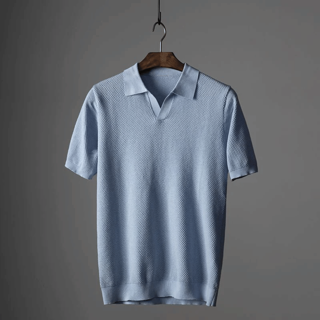 Polo Shirt – Knit Blend Classic Collar & Breathable Fit