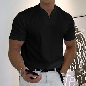 Polo Shirt - Knit Blend Classic Collar & Easy Movement