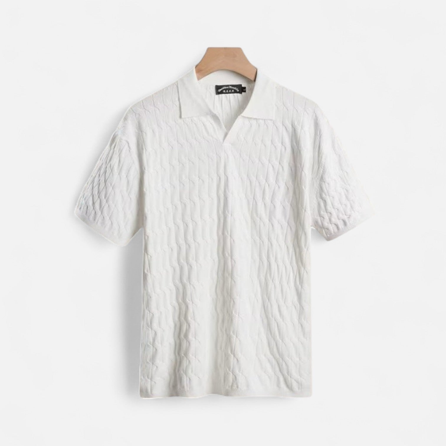 Polo Shirt - Pique Blend Texture & Shaped Cut For Ease