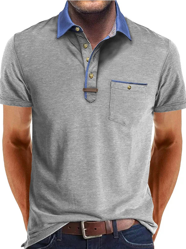 Polo Shirt - Polyester Blend Button Placket & Cool Comfort
