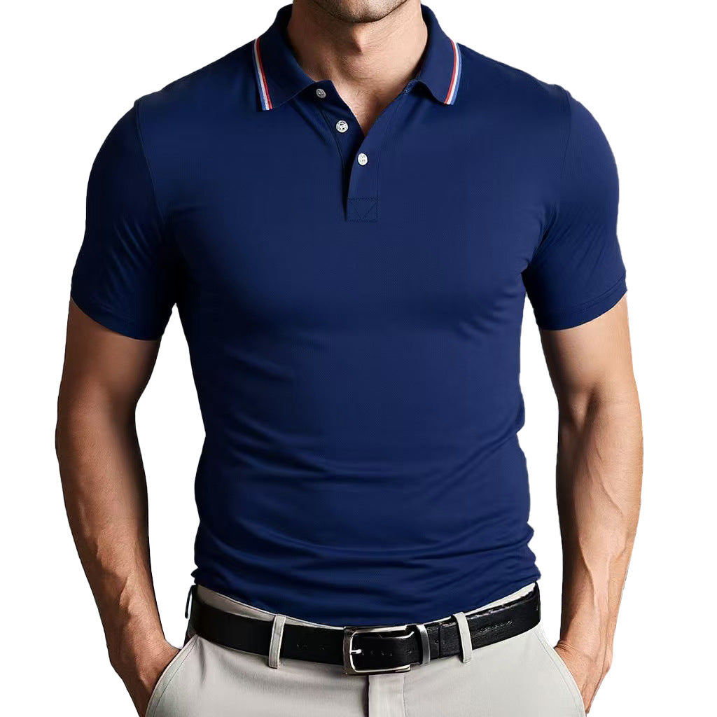 Polo Shirt - Polyester Blend Slim Shape & Breathable Fit