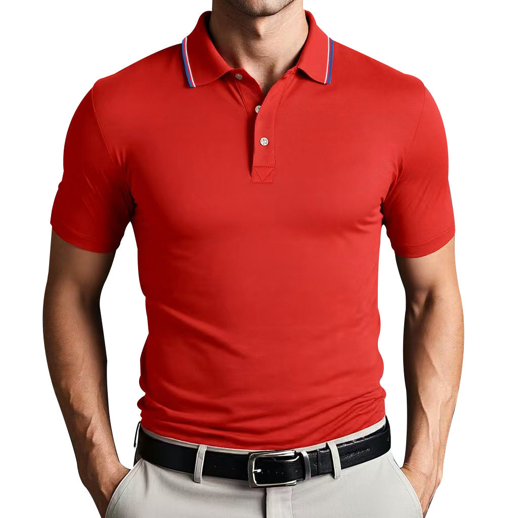 Polo Shirt - Polyester Blend Slim Shape & Breathable Fit