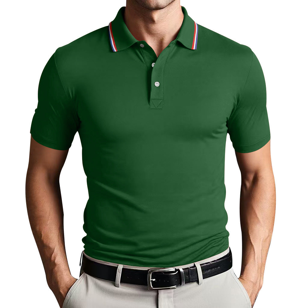 Polo Shirt - Polyester Blend Slim Shape & Breathable Fit