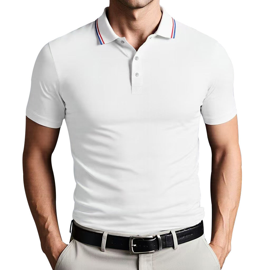 Polo Shirt - Polyester Blend Slim Shape & Breathable Fit
