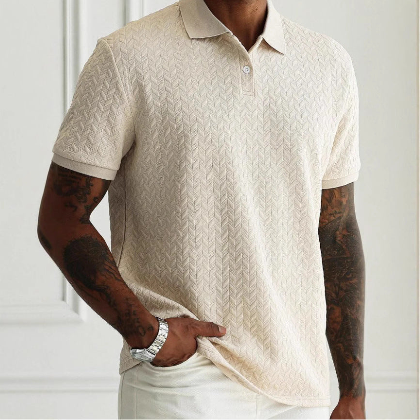 Polo Shirt - Polyester Blend Tailored Cut And Shape Hold