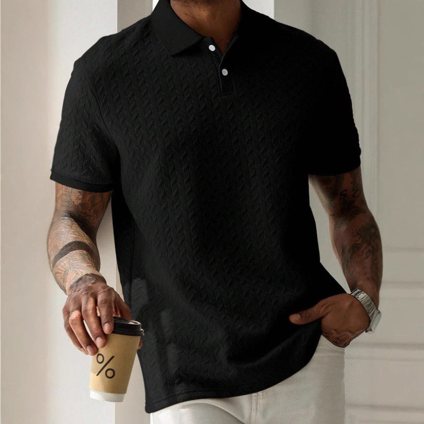 Polo Shirt - Polyester Blend Tailored Cut And Shape Hold