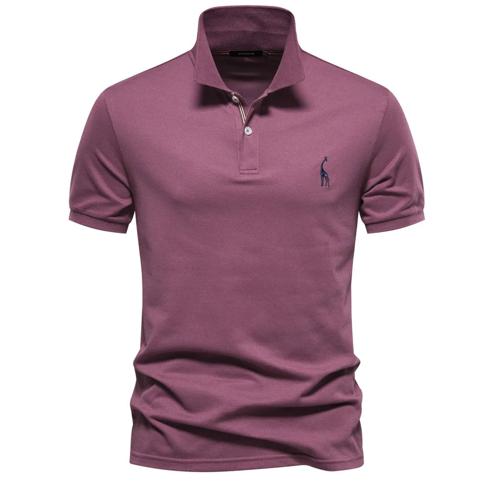 Polo Shirt - Slim Tailored Cut And Polyester Blend Fit