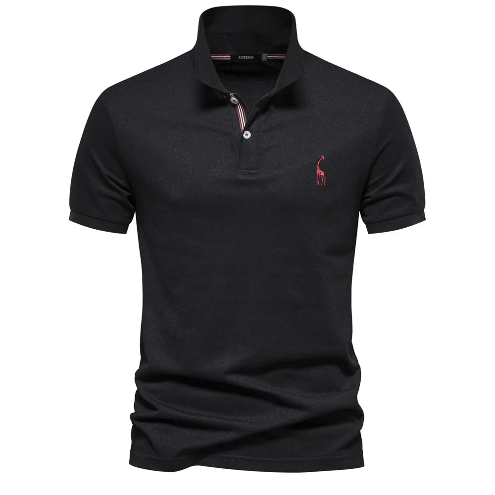 Polo Shirt - Slim Tailored Cut And Polyester Blend Fit