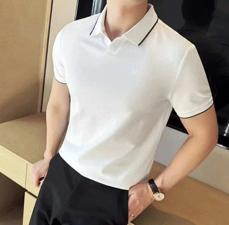 Polo Shirt – Structured Collar And Breathable Knit Design