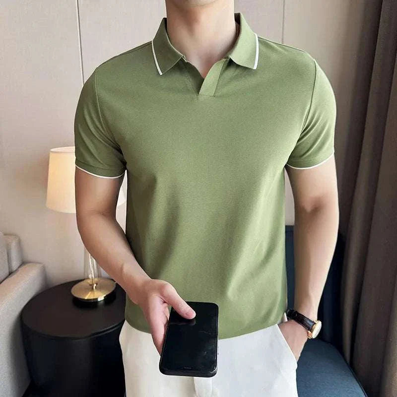 Polo Shirt – Structured Collar And Breathable Knit Design