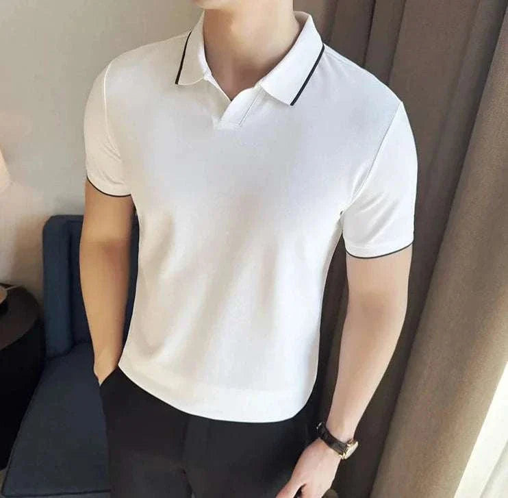 Polo Shirt – Structured Collar And Breathable Knit Design