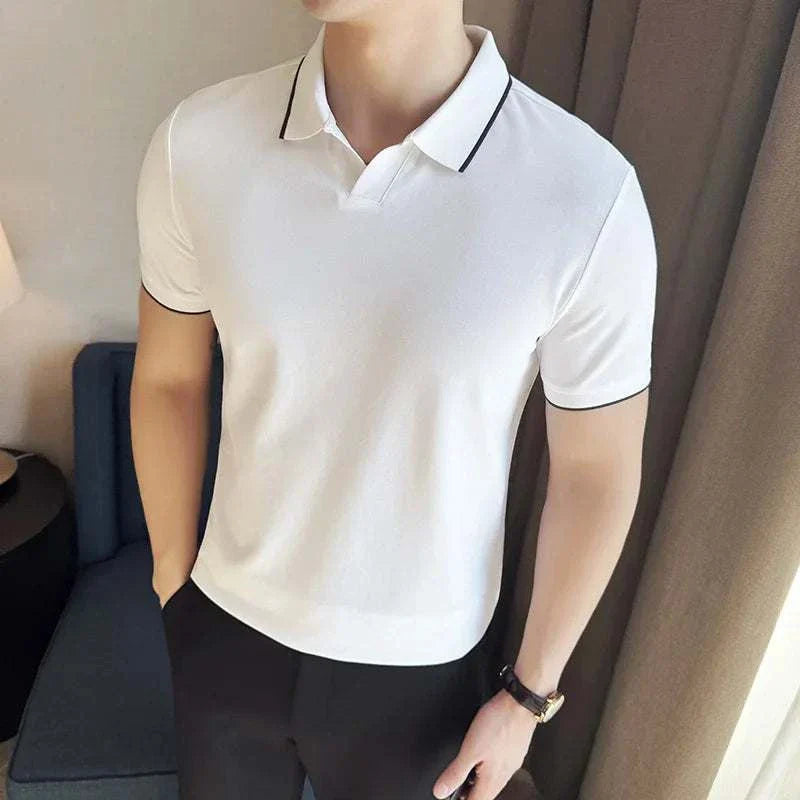 Polo Shirt – Structured Collar And Breathable Knit Design