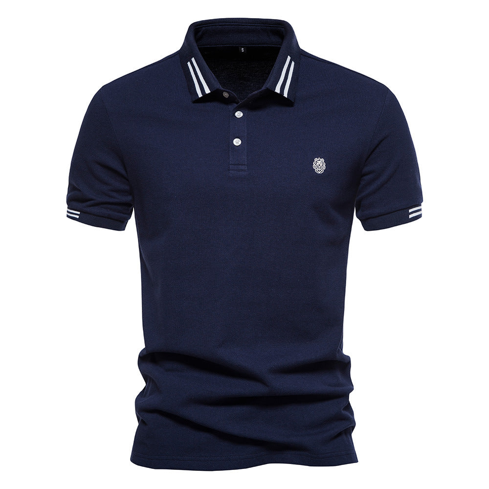 Polo - Structured Collar Striped Cuffs & Breathable Fit