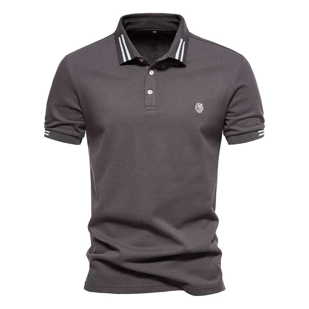 Polo - Structured Collar Striped Cuffs & Breathable Fit