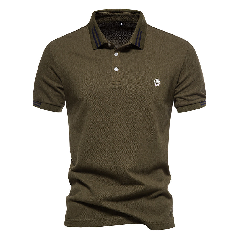 Polo - Structured Collar Striped Cuffs & Breathable Fit