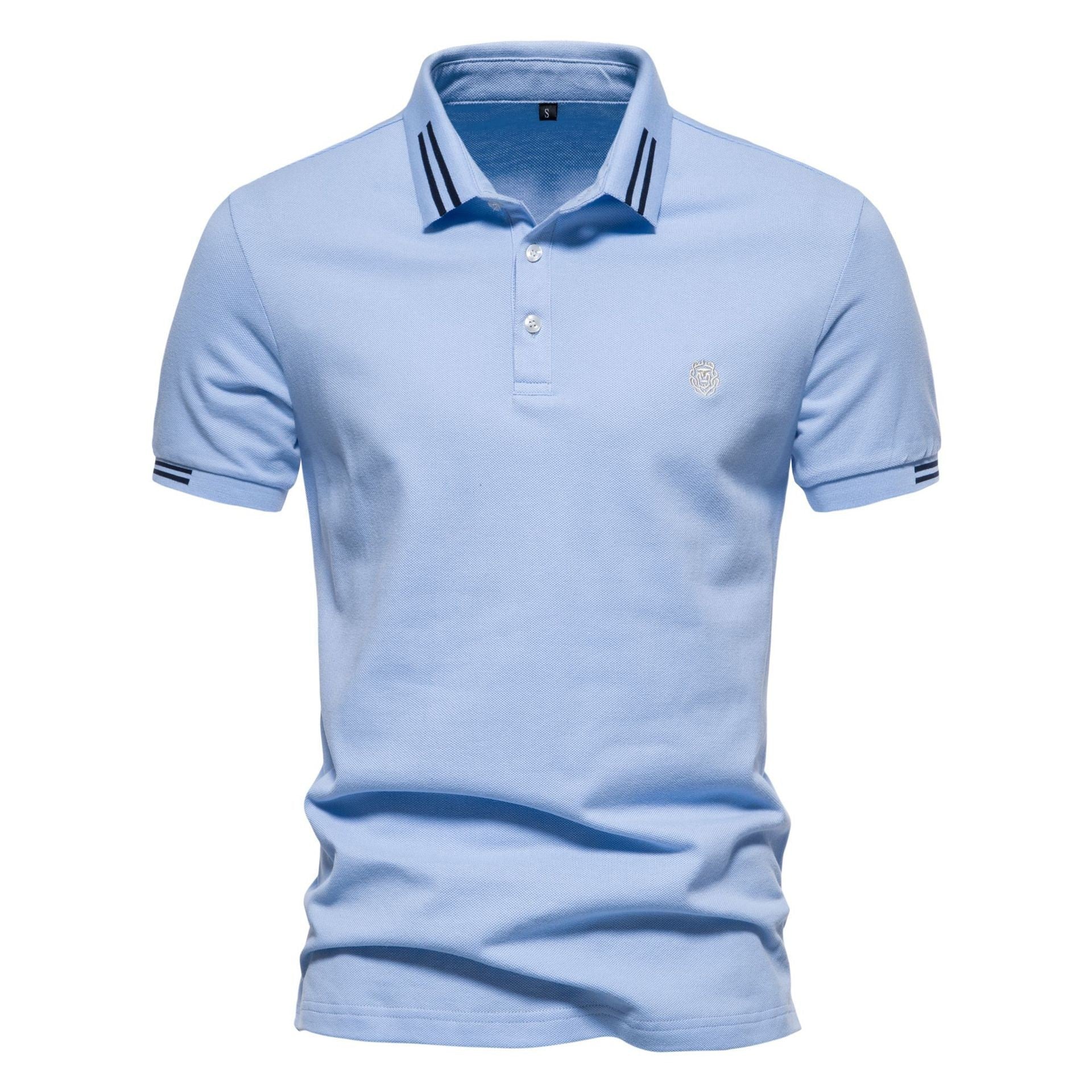 Polo - Structured Collar Striped Cuffs & Breathable Fit